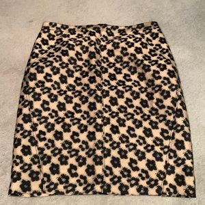 Banana Republic A Line floral print skirt